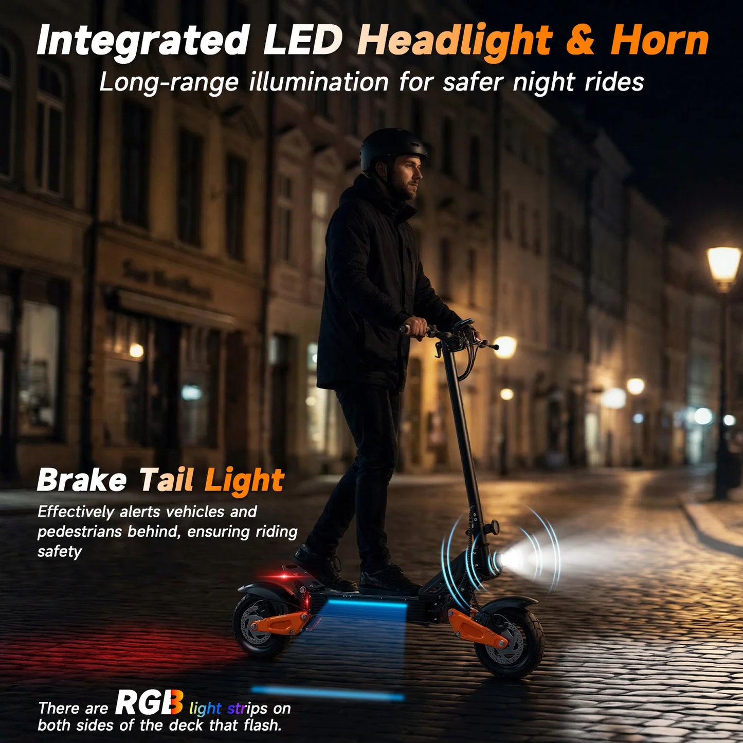 AOVOPRO G67 Off Road Electric Scooter With Dual Suspension