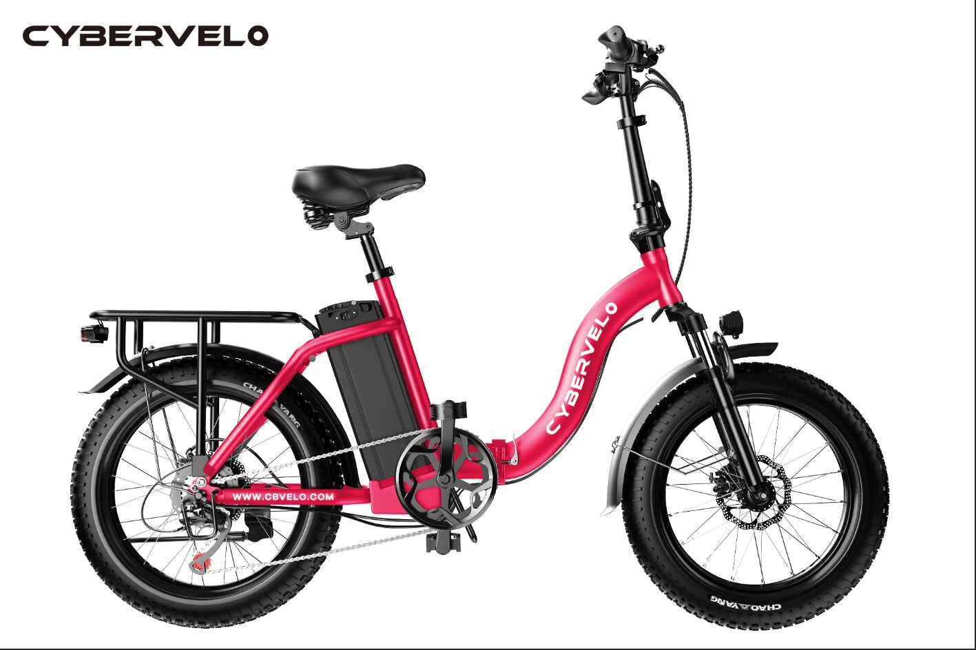 CYBERVELO MARS700 Folding Electric Bike With Removable Battery 80 Mile Range