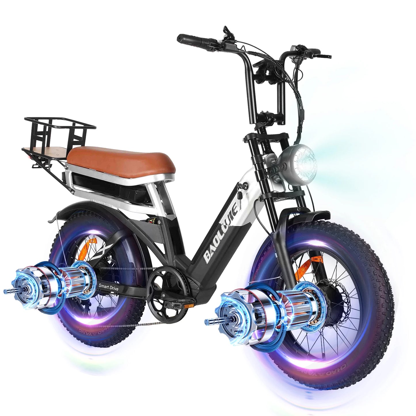 Baolujie DM01 60V 30Ah Electric Bike Long Range 42 MPH