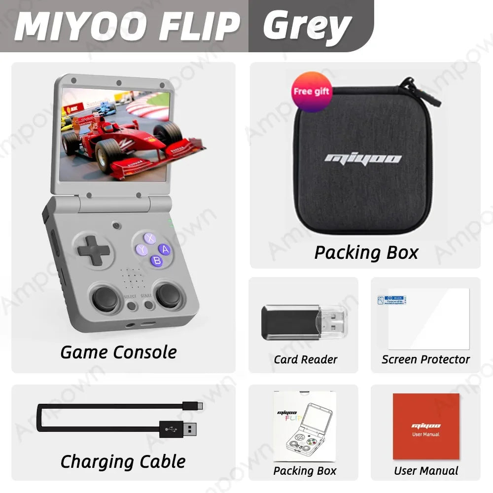 Miyoo Flip V2 Handheld Game Console Onion OS Retro Gaming
