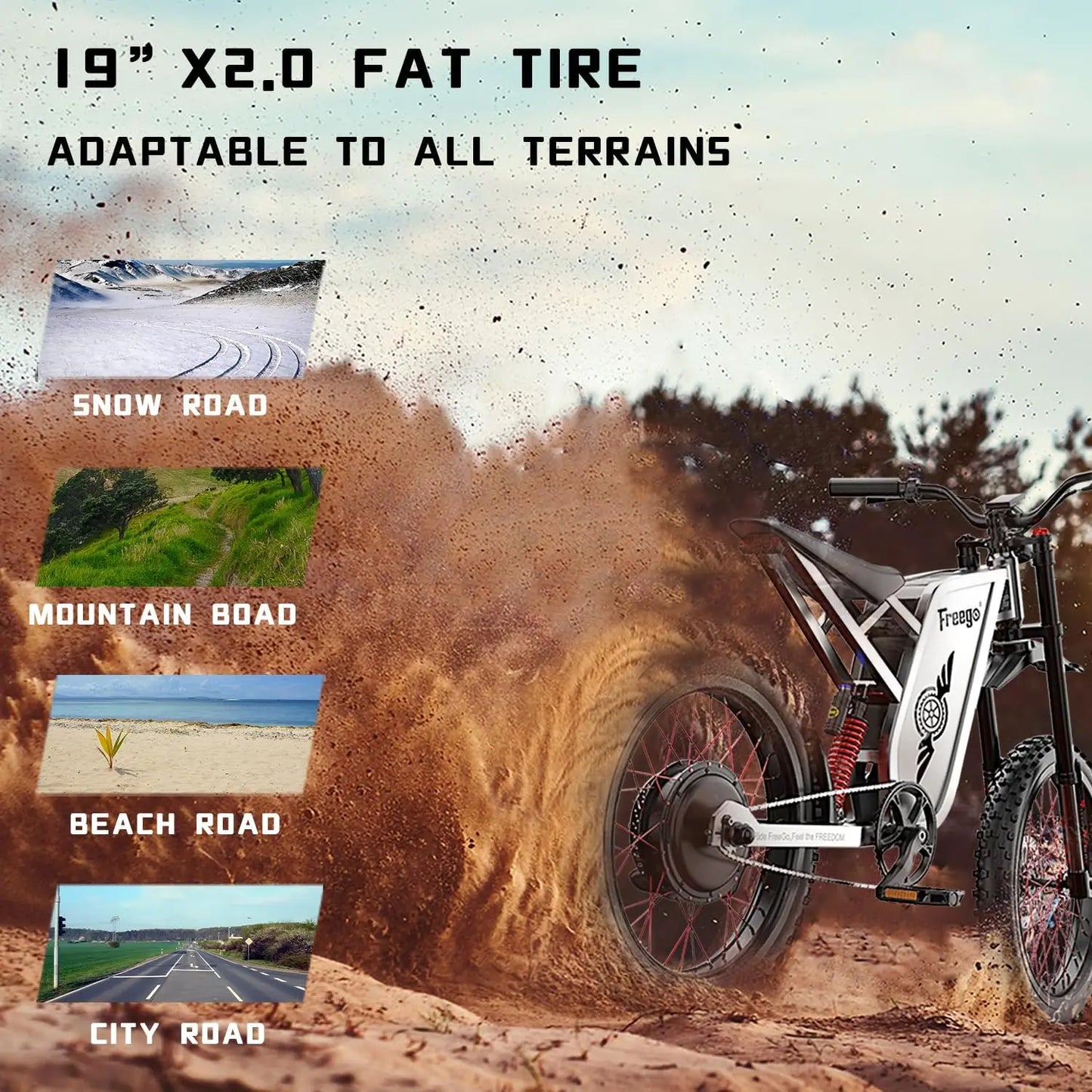 Electric Dirt Bike Pro 6000W Peak Motor 1800Wh Battery