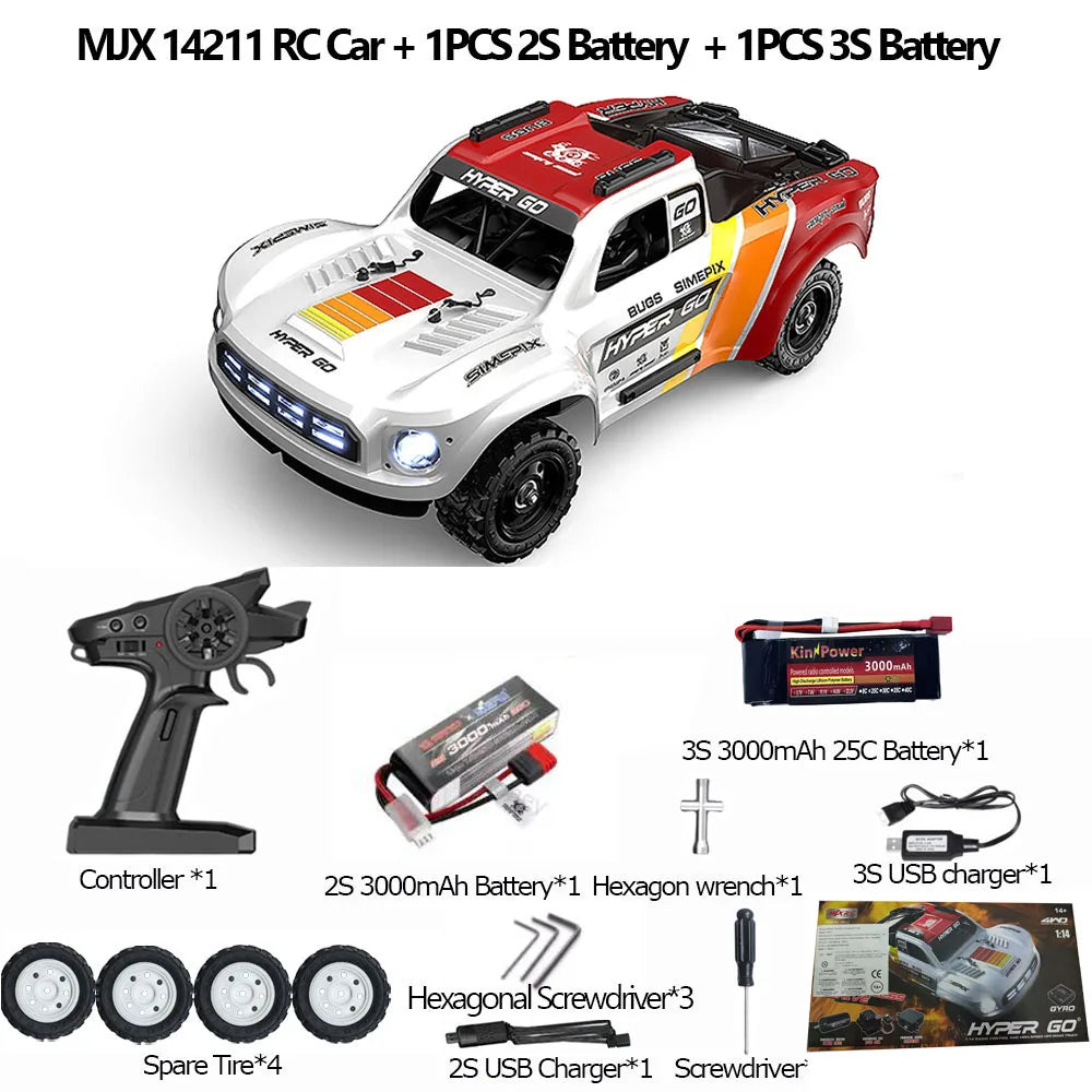 JIUSI Hyper Go MJX14211 4WD Brushless RC Car With Gyro