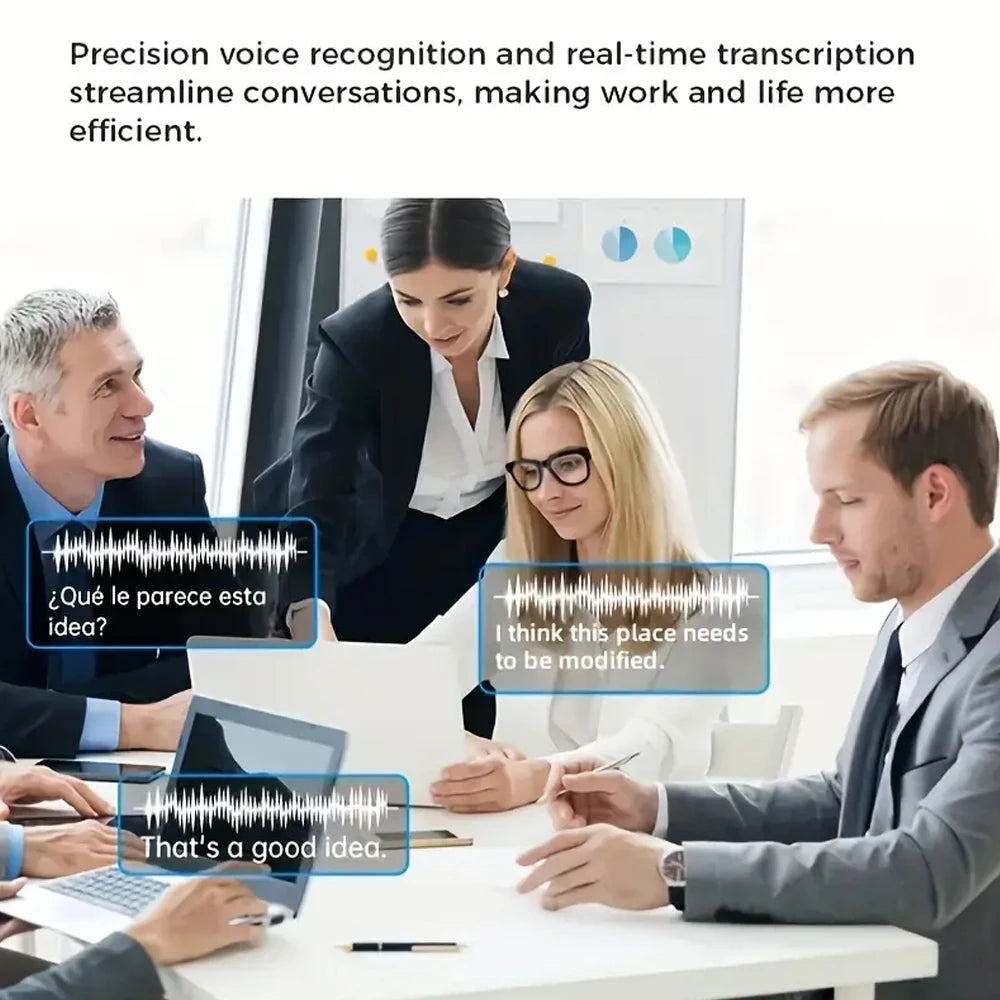 SENBONO Camera Smart Glasses With AI Photo Recognition And Bluetooth Translator