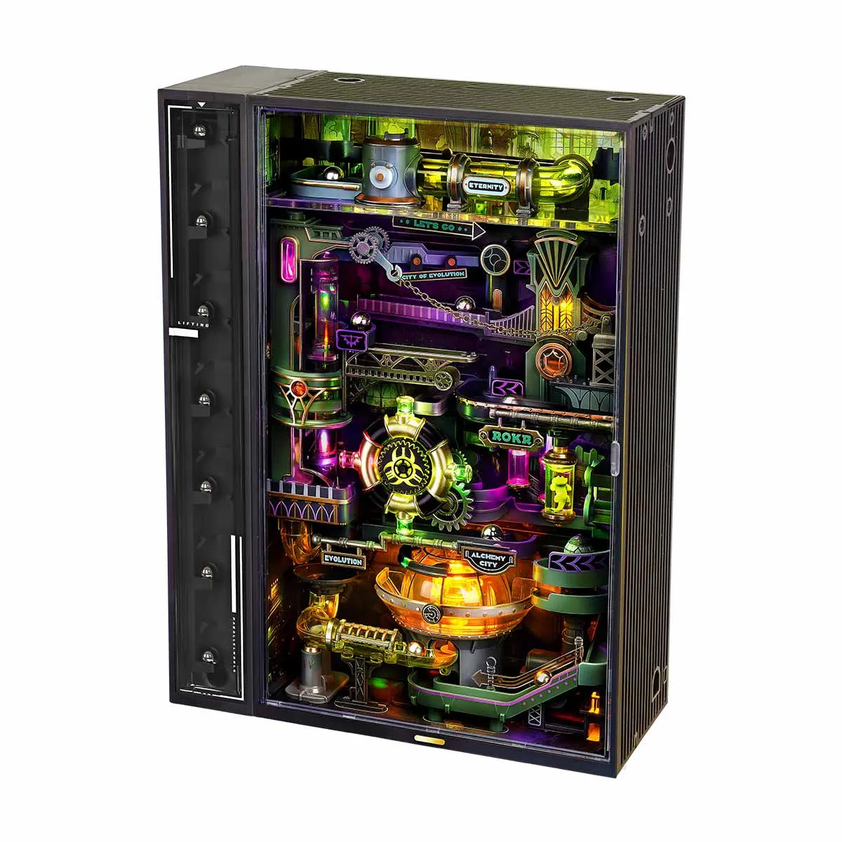Robotime Rokr Marble Run Cyberpunk 3D Puzzle Model Home Decor