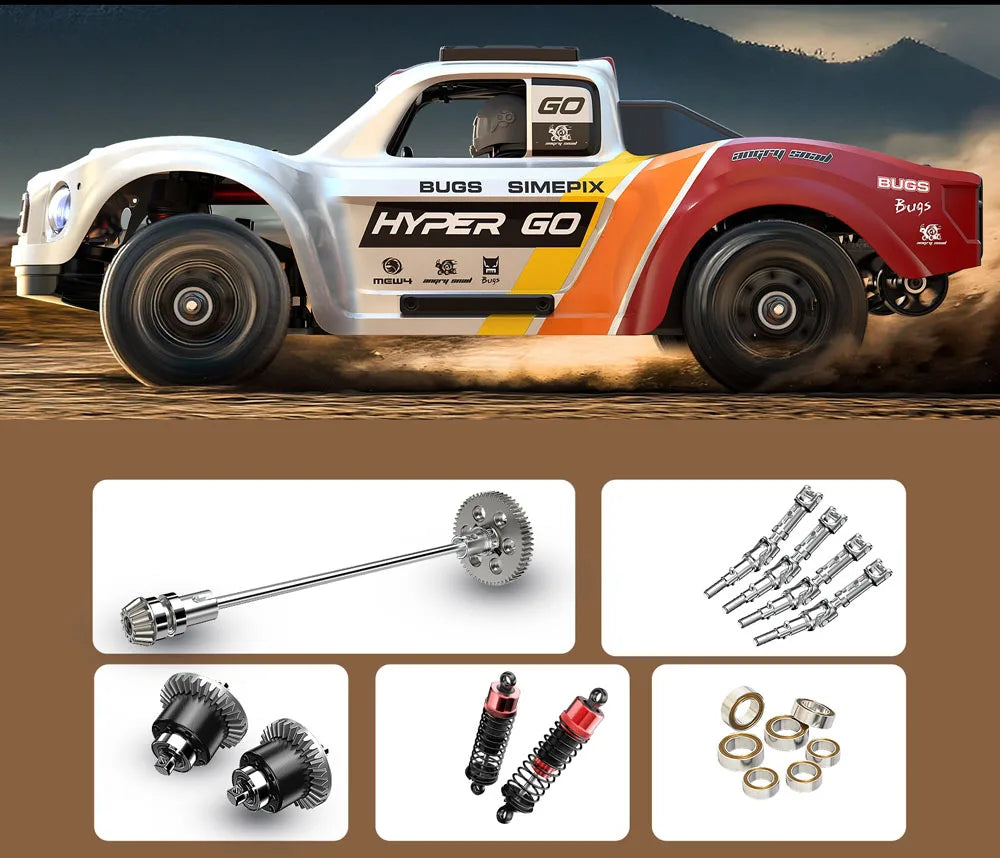 JIUSI Hyper Go MJX14211 4WD Brushless RC Car With Gyro