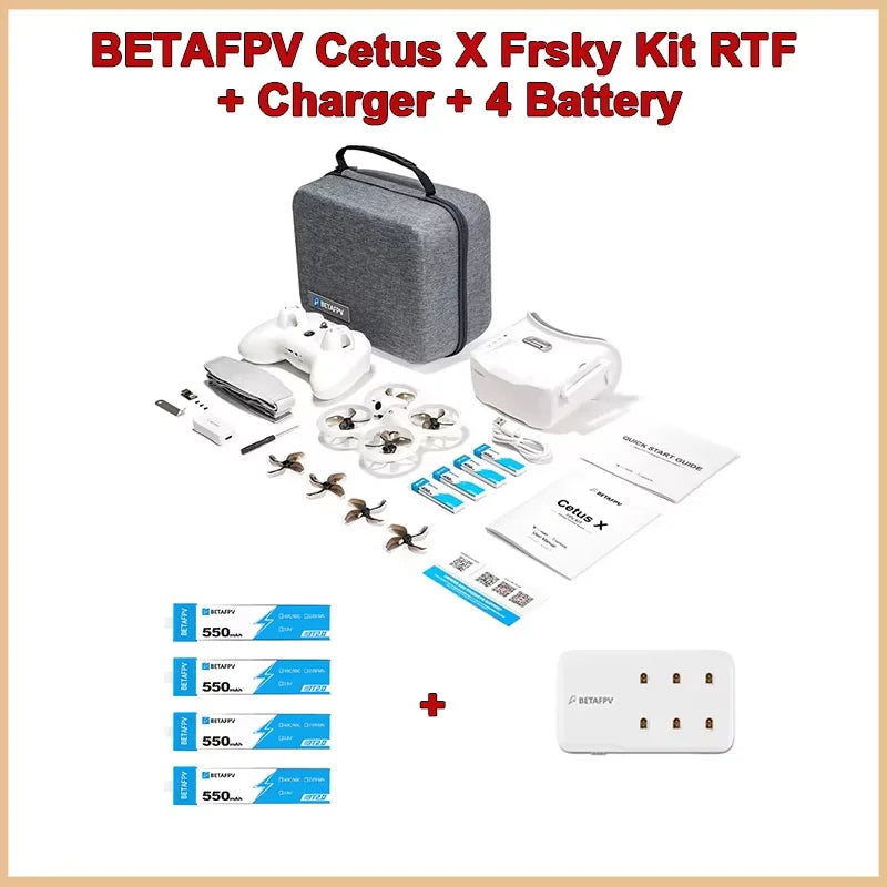 BETAFPV Cetus X Remote Racing Drone With VR03 FPV Goggles