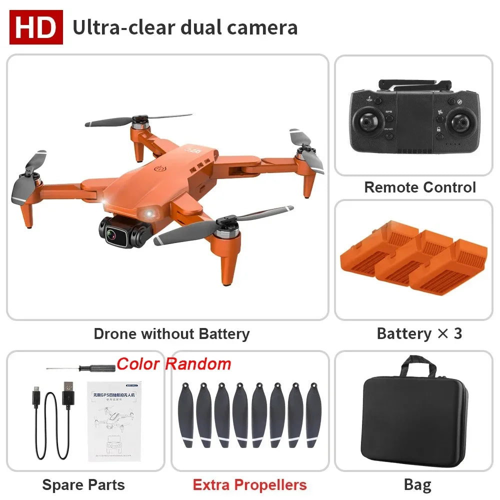 QJ L900Pro GPS Drone Dual 4K Camera 5G WiFi Foldable