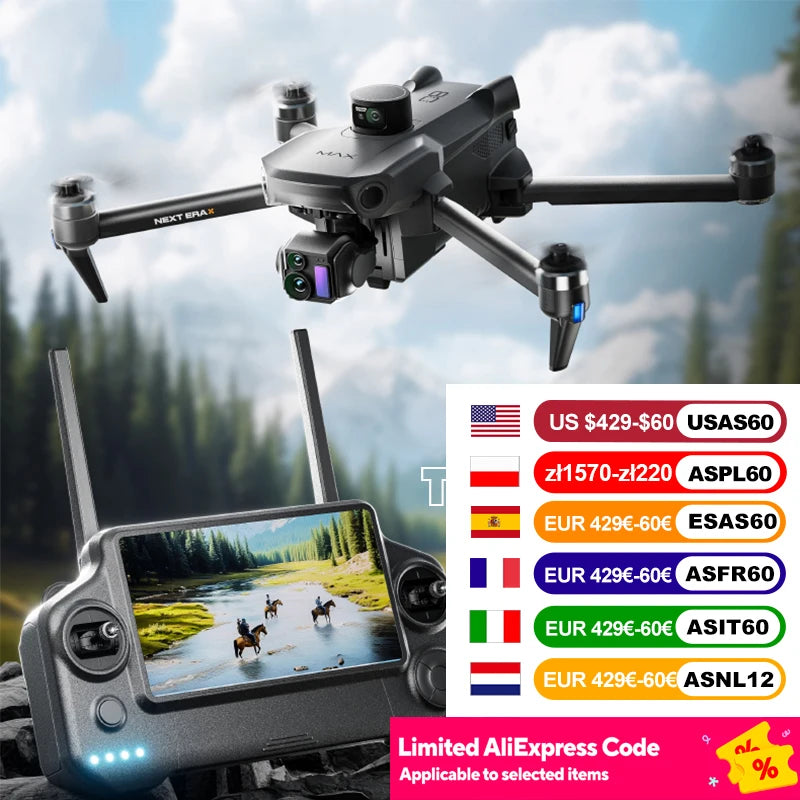 JJRCC P7 MAX GPS Drone 8K Screen Remote Control 20km