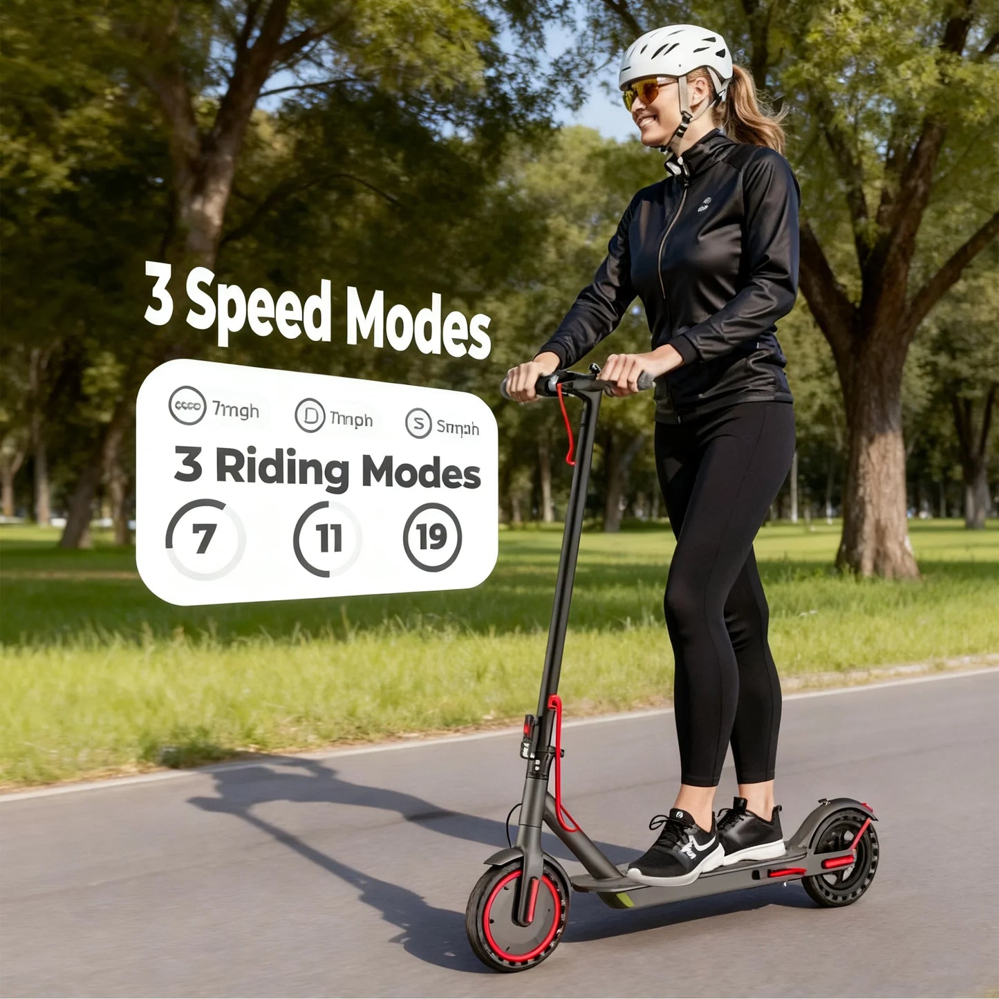 Ladped LP60 Electric Scooter 350W 19Mph Folding 16 Miles Range