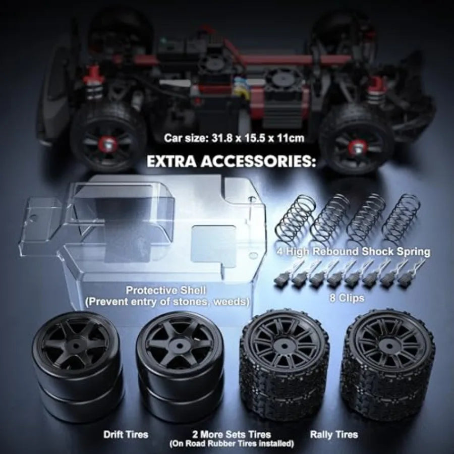 14301 V3 Fourteen Scale RTR Brushless 4WD RC Drift Gyro