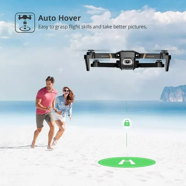 V4 Drone With 1080p Camera Foldable Quadcopter FPV Live Video