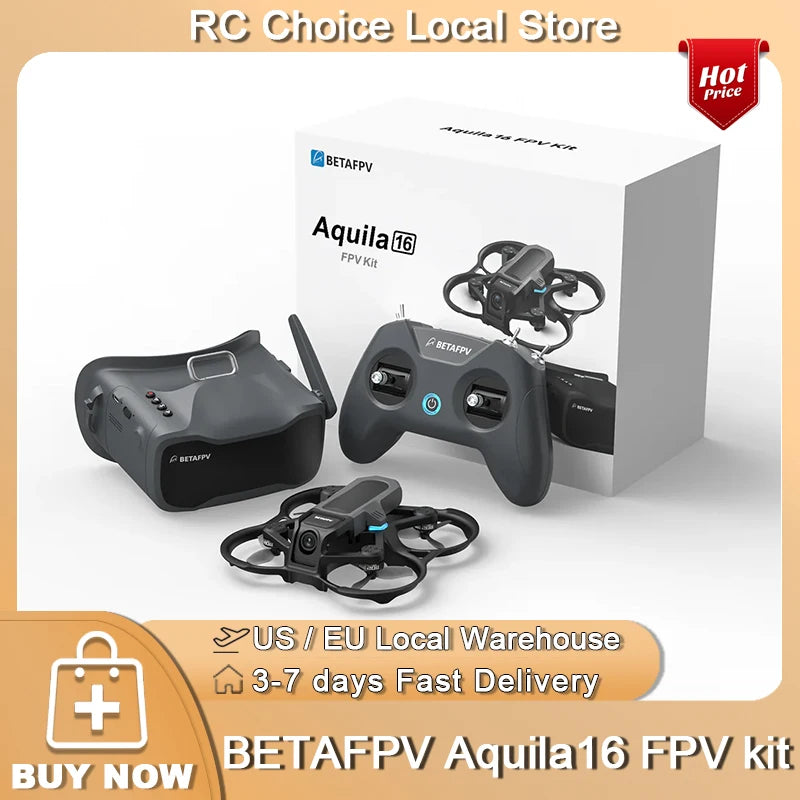 BETAFPV Aquila16 FPV Kit Brushless Racing Quadcopter Camera