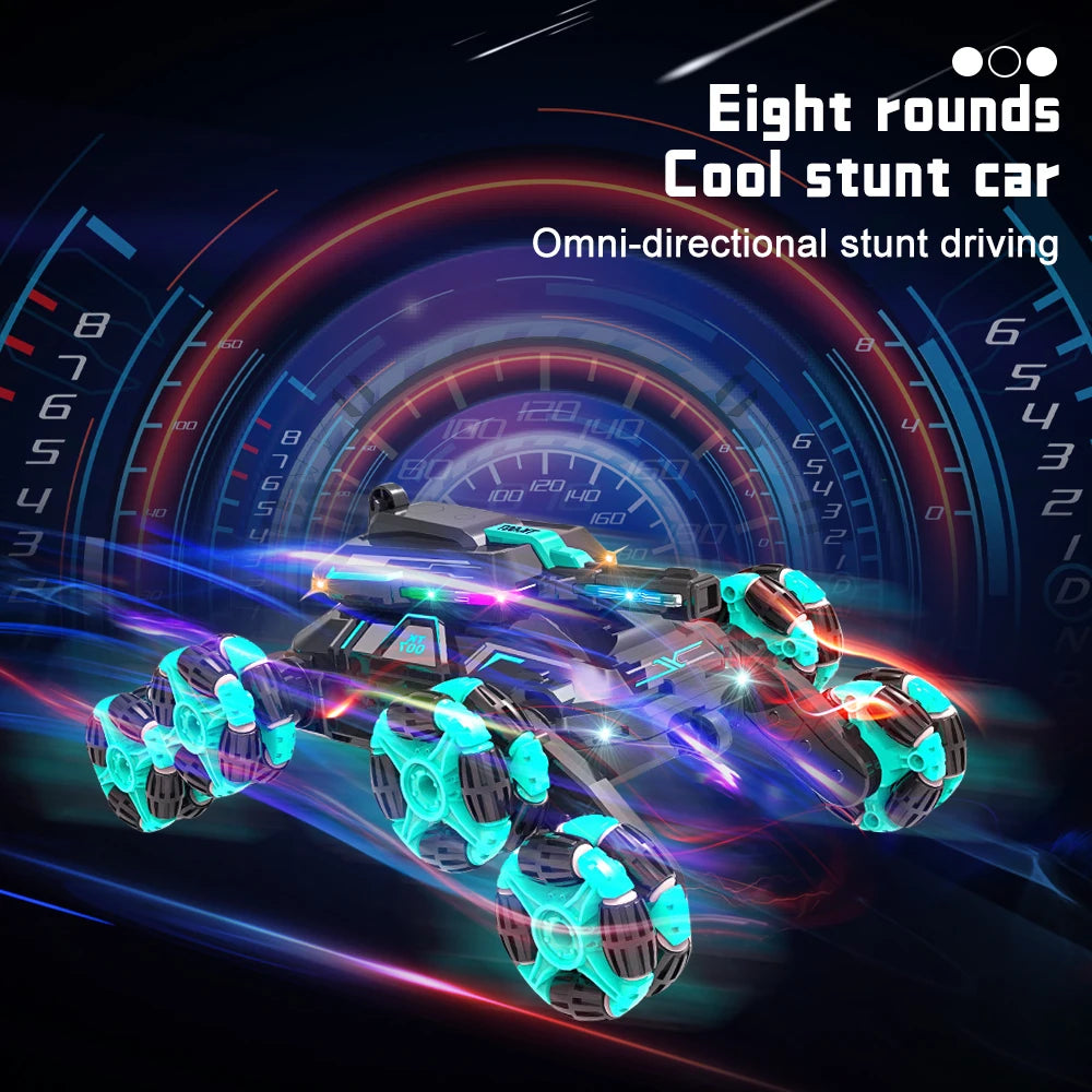 RC Stunt Car Double Sided Flip Remote Control 2.4G Wireless