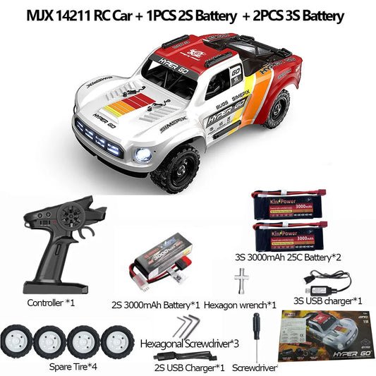 JIUSI Hyper Go MJX14211 4WD Brushless RC Car With Gyro