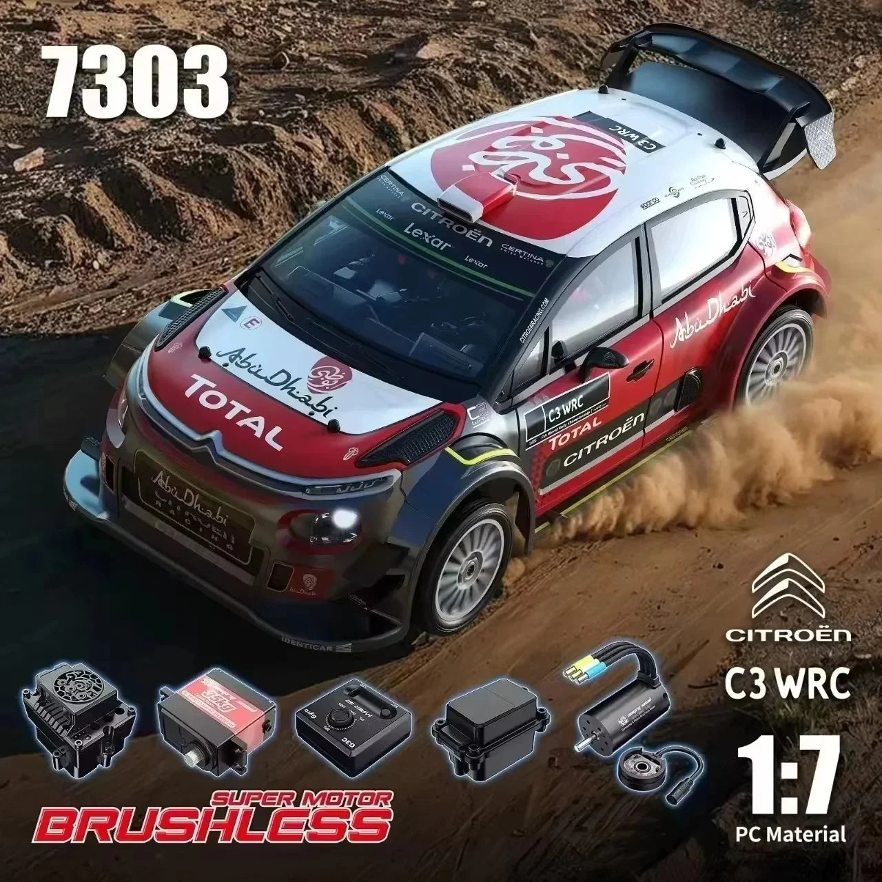 NONECE Hyper Go MJX 7303 7304 Brushless 4WD RC Car