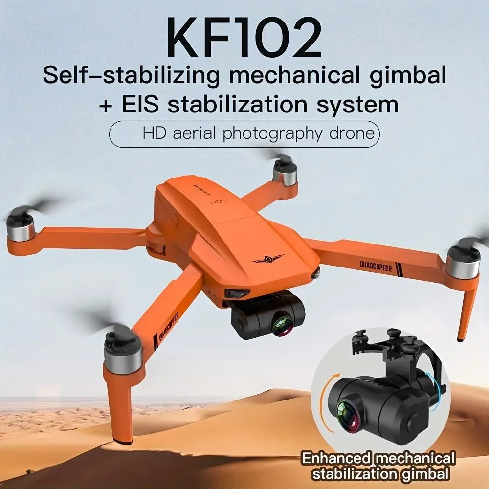 QJ KF102 4K GPS Drone 2-Axis Gimbal WiFi FPV Foldable