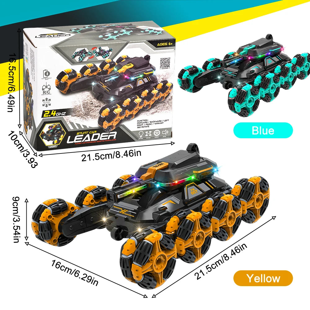 RC Stunt Car Double Sided Flip Remote Control 2.4G Wireless