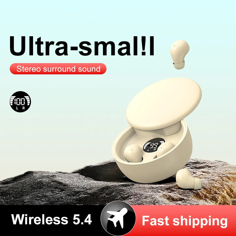 Shuke Wireless Bluetooth Sleep Earbuds With Microphone Waterproof