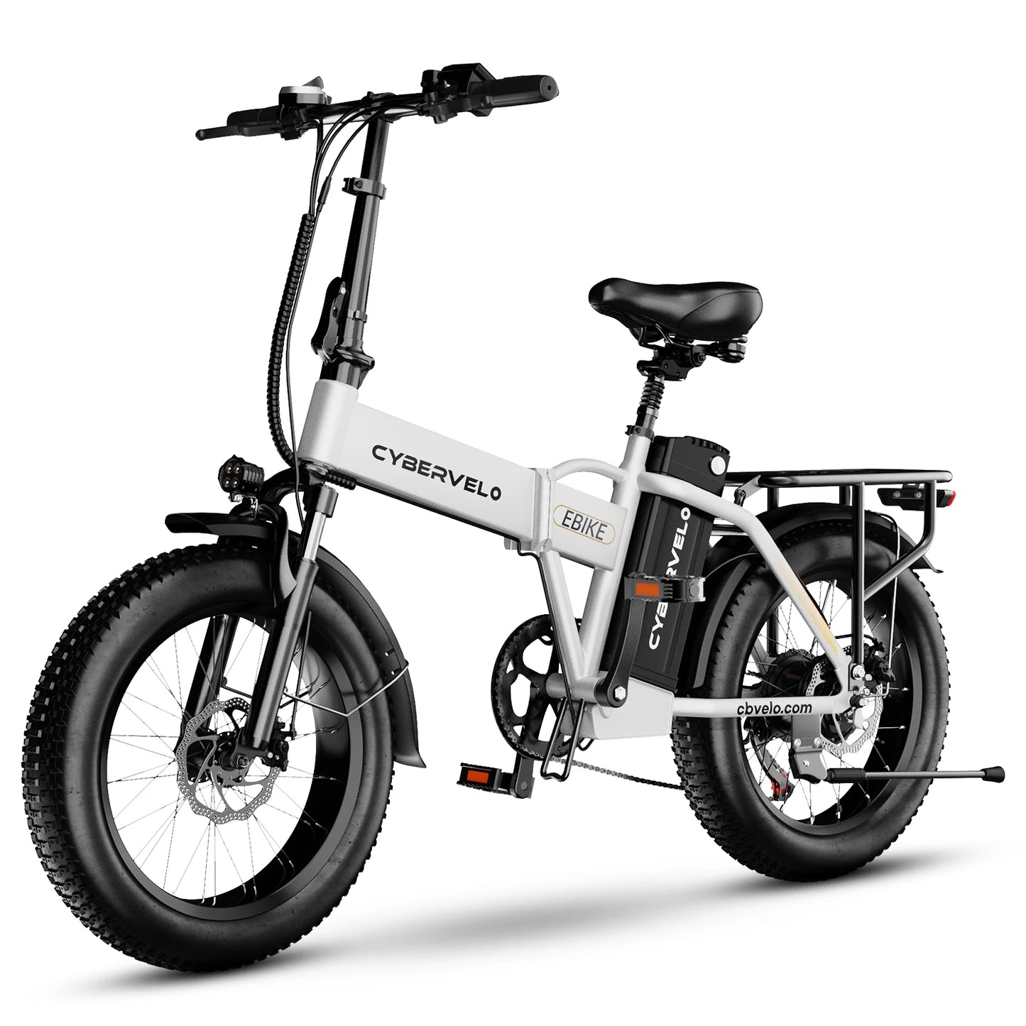 CYBERVELO MARS700 Folding Electric Bike With Removable Battery 80 Mile Range