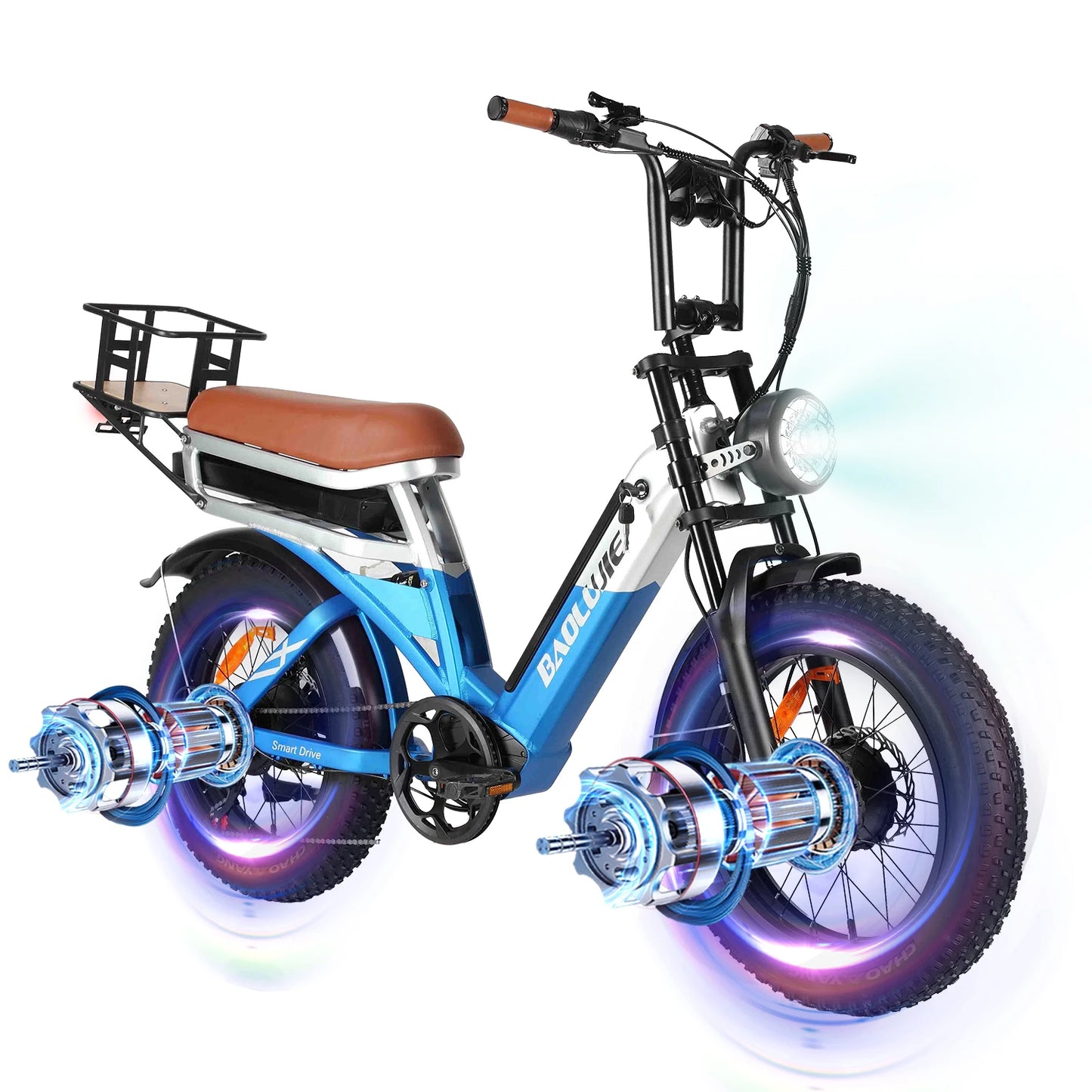 Baolujie DM01 60V 30Ah Electric Bike Long Range 42 MPH