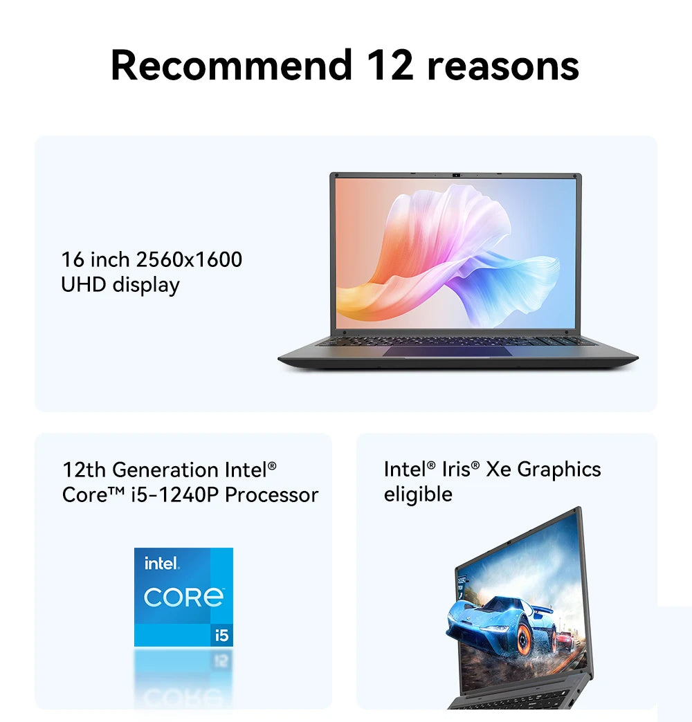 ADREAMER LeoBook 16SA Laptop Intel I5 1240P 1TB SSD