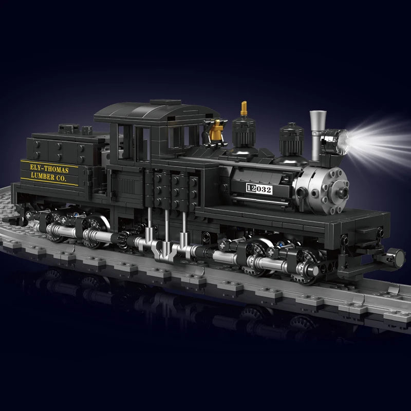 Mould King 12032 RC Shay Type Steam Locomotive Block Set