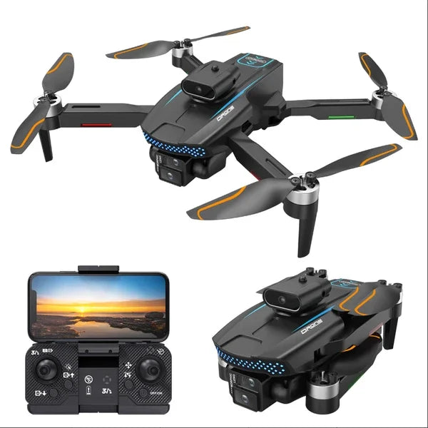 LF662 Triple Camera Drone With Dual Batteries And RGB Lights