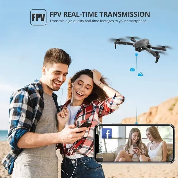 Mini Foldable Drone With 4K Camera, WiFi FPV, 3 Batteries