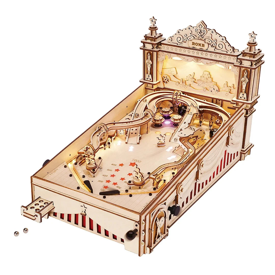 Robotime 3D Pinball Machine Puzzle For Adults 14+ Teens