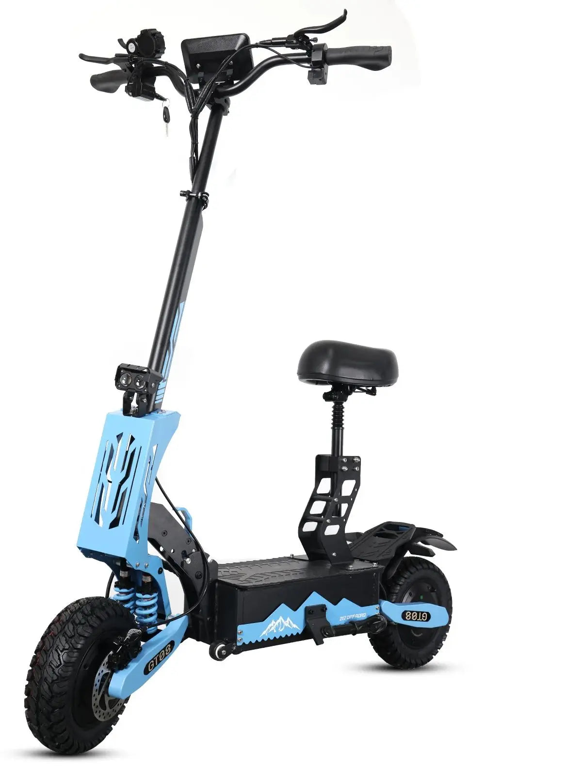 Arwibon 5600W Dual Motor Offroad Electric Scooter With Seat