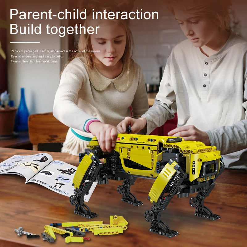 Mould King AlphaDog Motorized Robot Building Blocks Set