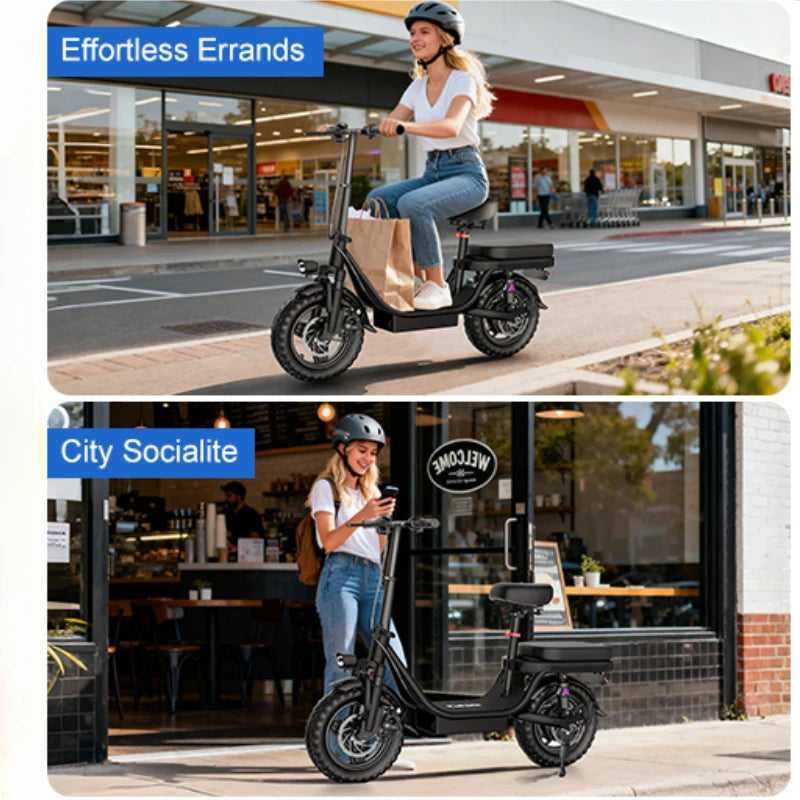 ZEFIORA All Terrain Electric Bike 1000W Off Road Mountain Bicycle