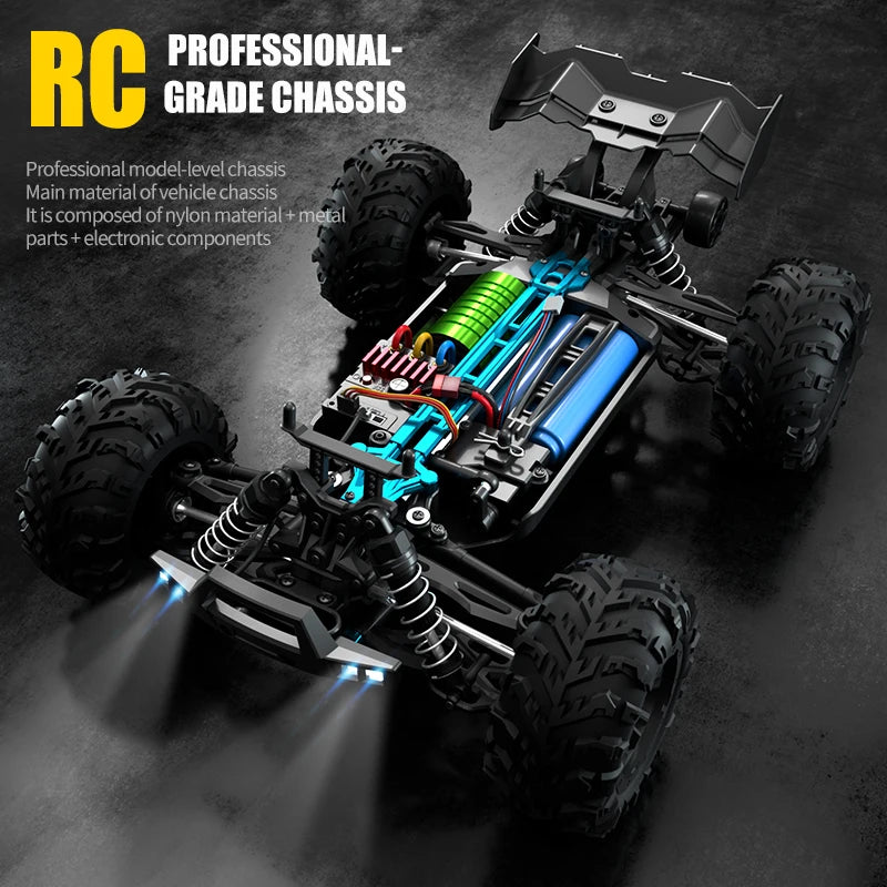 WLtoys 16101 Pro 1to16 High Velocity 4WD RC Car LED