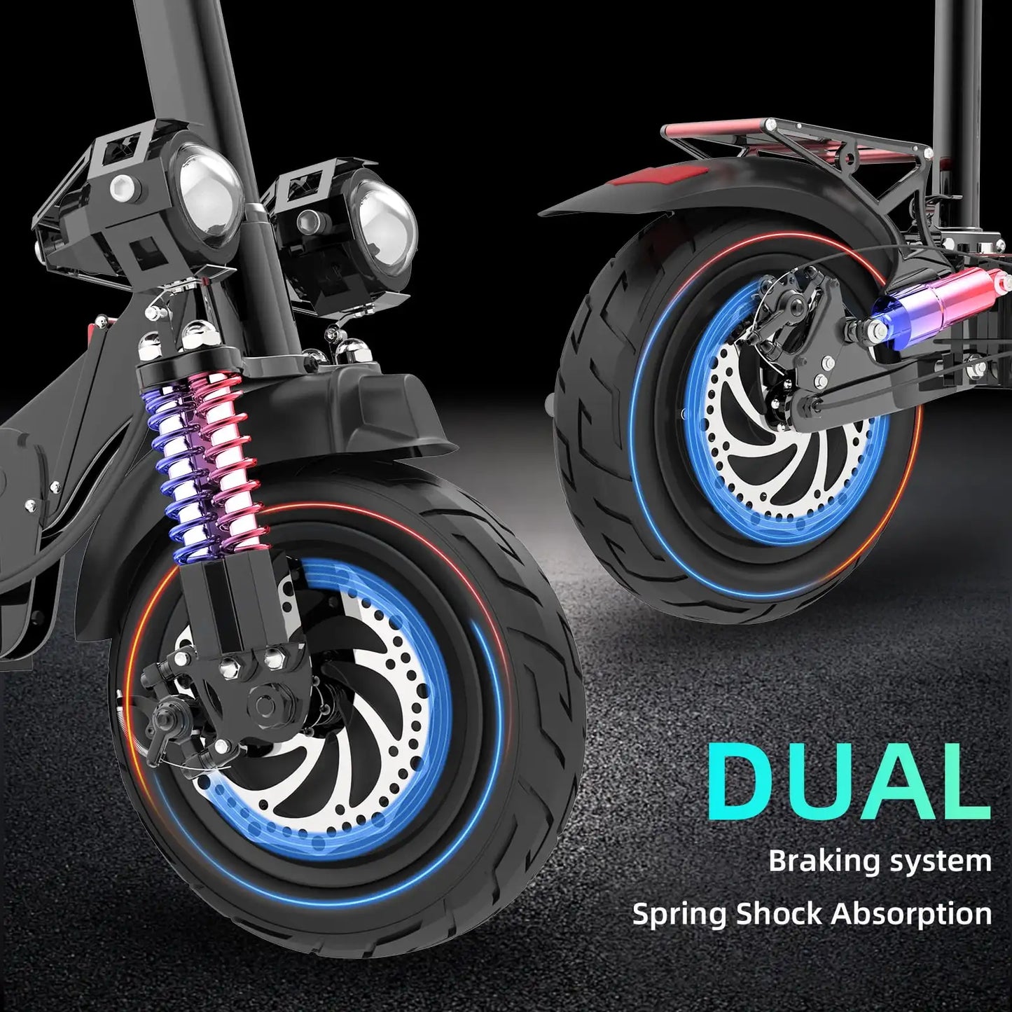 X500 Electric Scooter 2000W Dual Motor 40 MPH Range