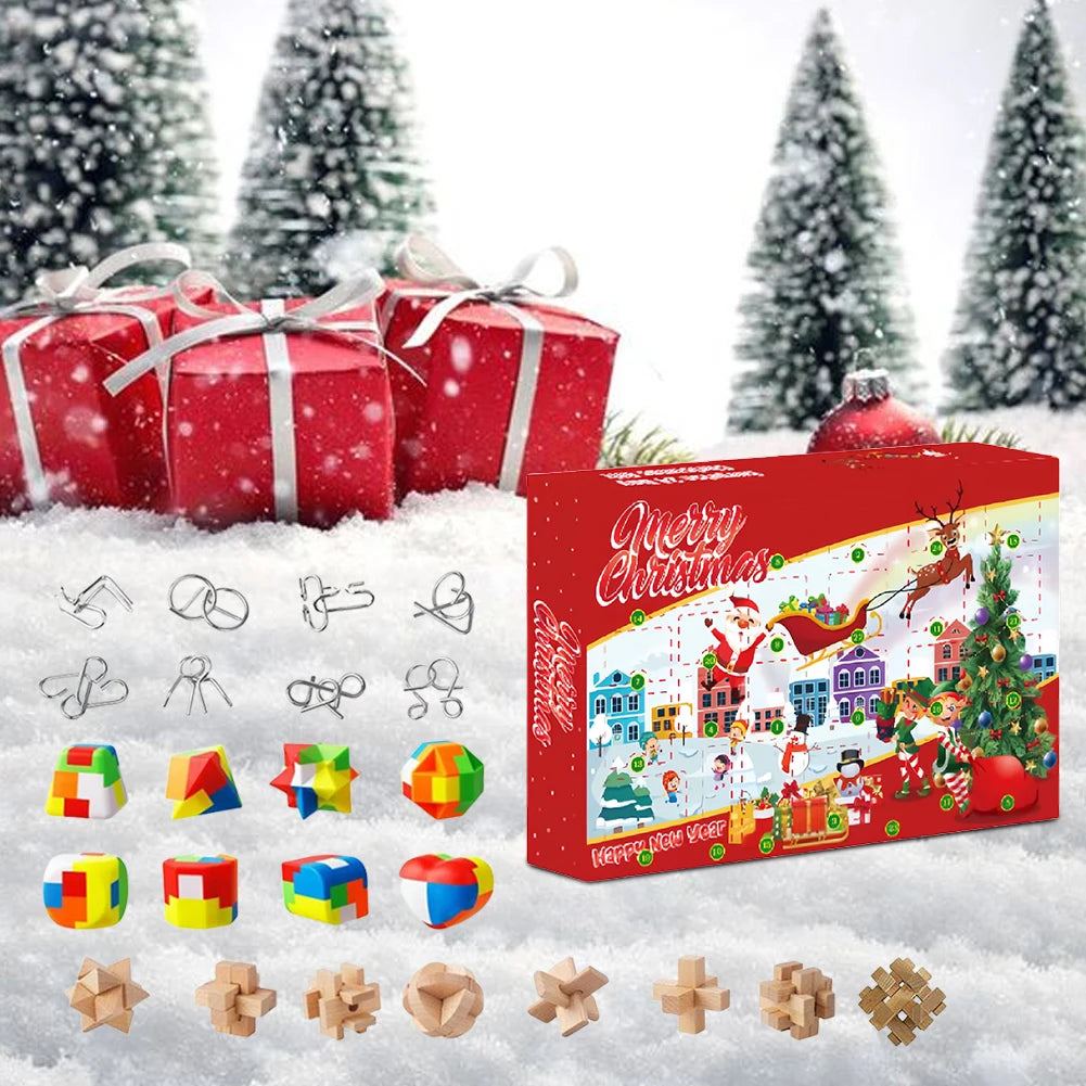 Advent Calendar Puzzle Toys Brain Teasers for Kids and Teens