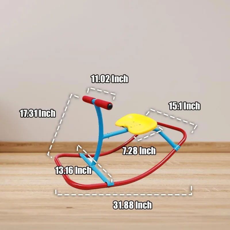 YTYIN Kids Rocking Horse Seesaw Rocker Playground Equipment