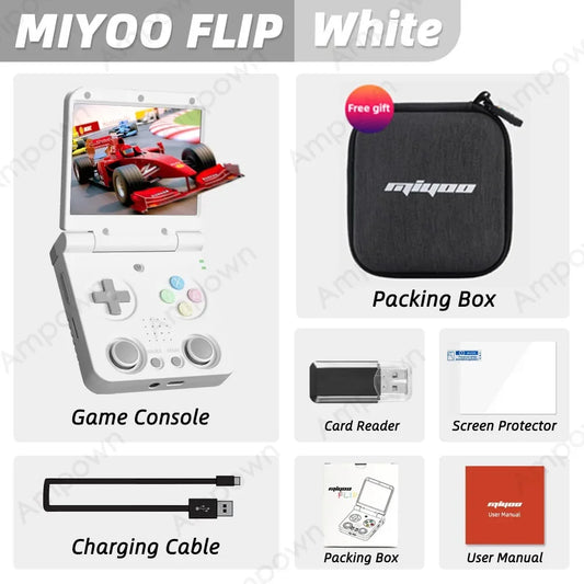 MIYOO Flip V2 Handheld Console With Onion OS Linux System