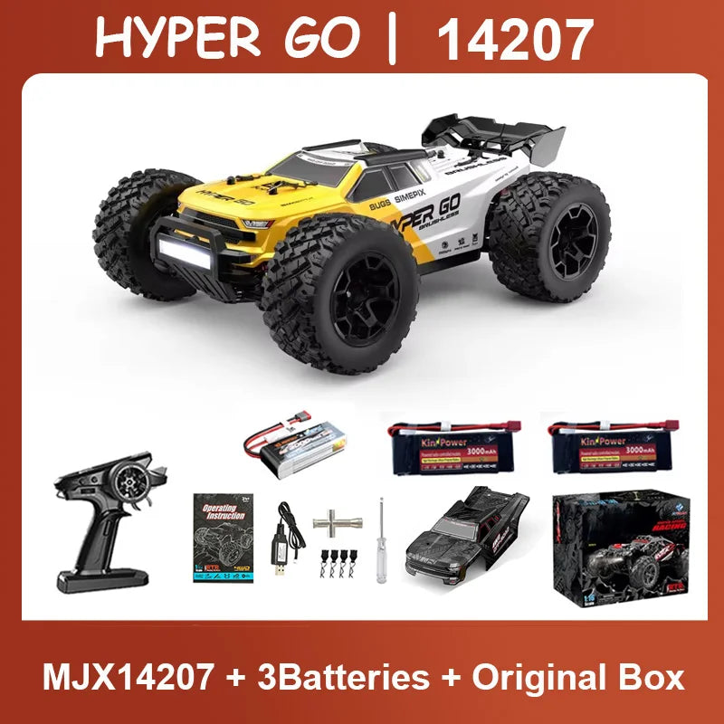 JIUSICE Hyper Go MJX 4WD 2 GHz BrushlessDrive RC Car