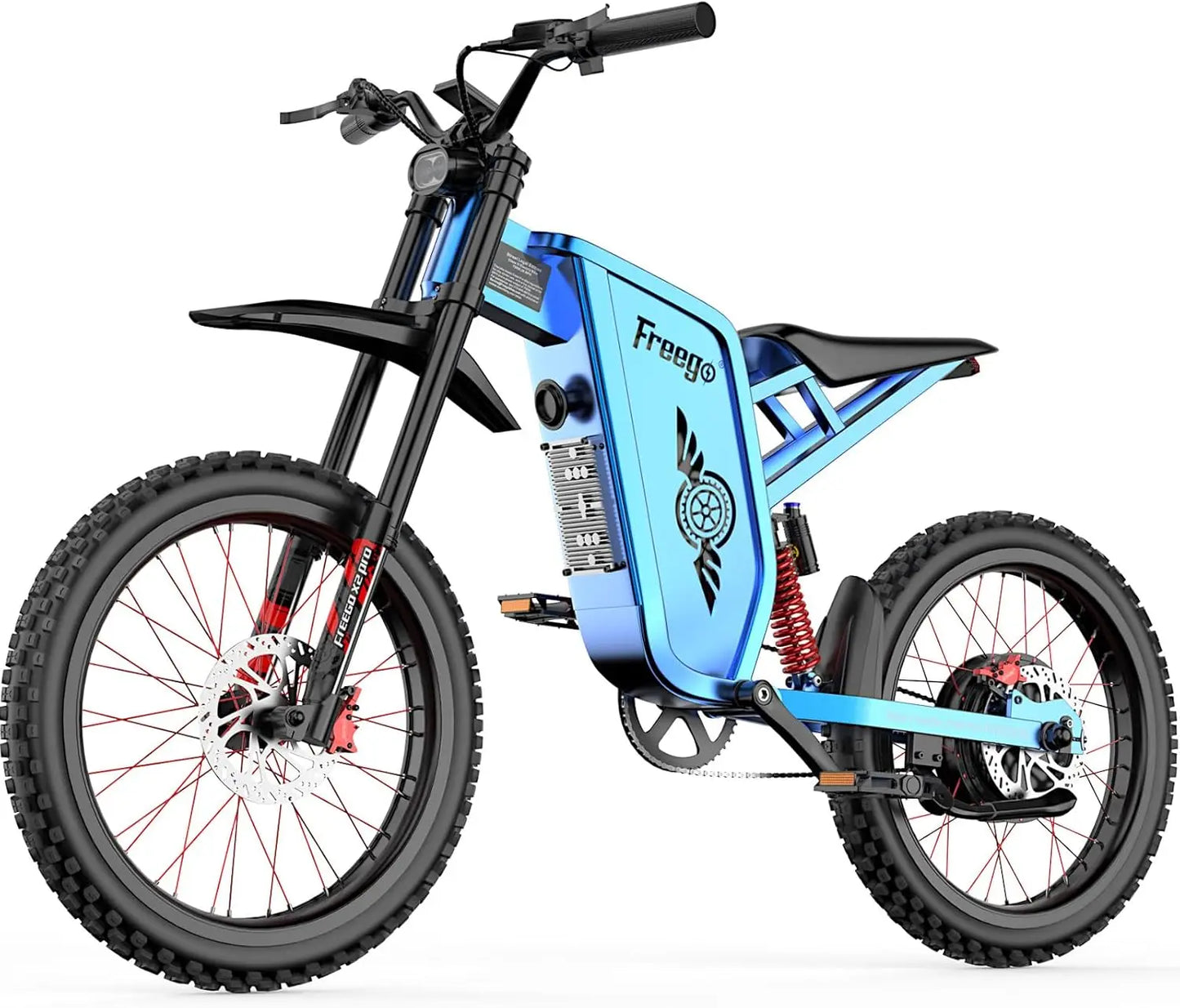 Freego X2 Pro Electric Motorcycle For Adults 6000W Off Road Ebike 1800Wh Battery