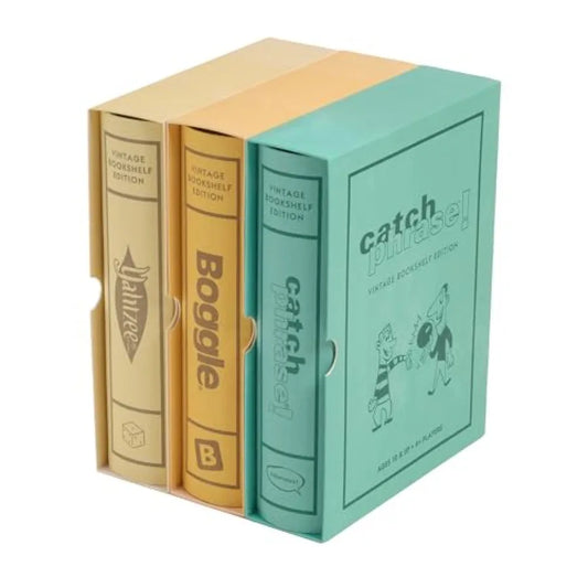 XMSJ Boggle Catch Phrase Yahtzee Vintage Board Games Collection