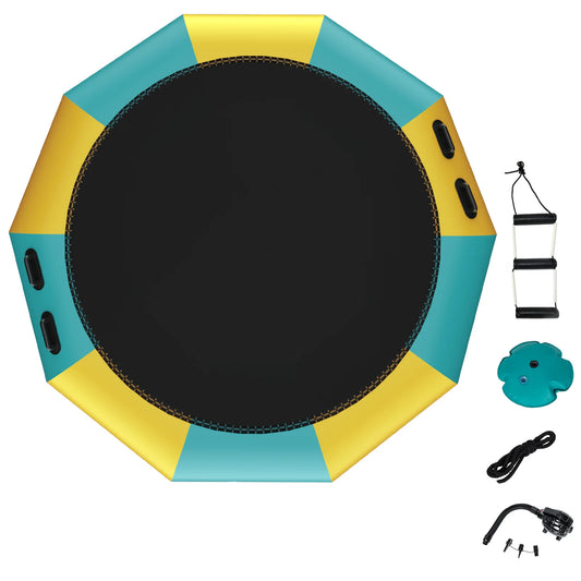 Multigo Inflatable Water Bouncer Splash Padded Trampoline