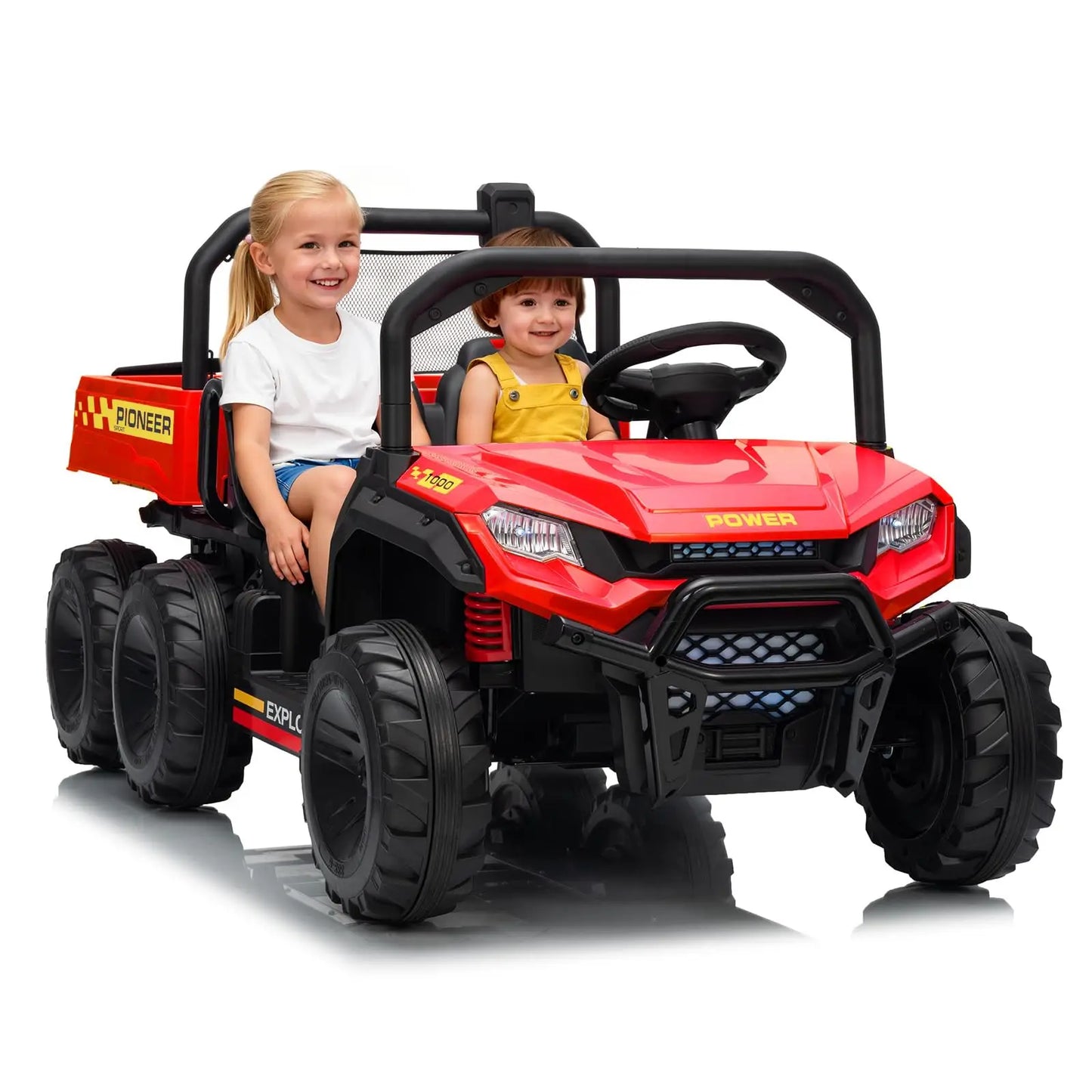 24V Two Seater Ride On Dump Truck 4WD Remote Control