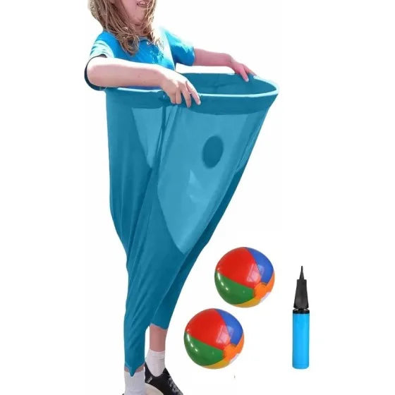 Pants Party Game Set With Bouncy Ball Inflator Outdoor Fun