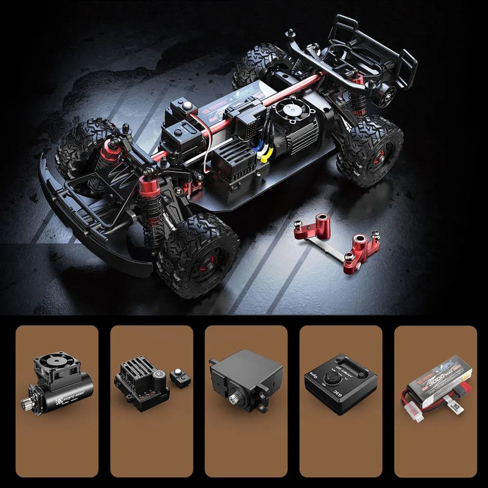 JIUSI Hyper Go MJX14211 4WD Brushless RC Car With Gyro