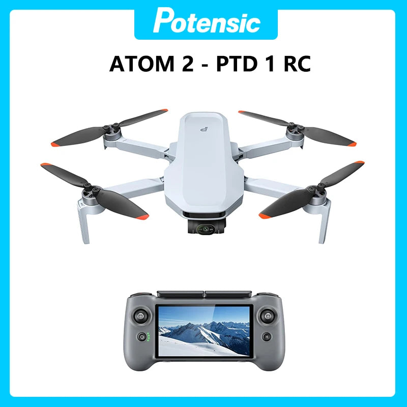 Potensic ATOM 2 Drone With PTD Remote 4K Video 10KM