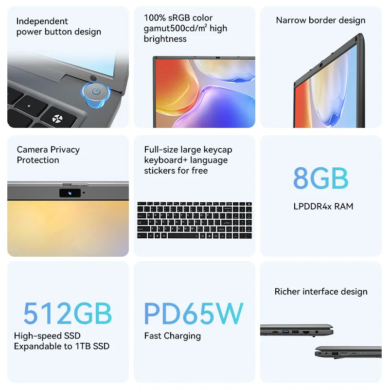 ADREAMER LeoBook 16SA Laptop Intel I5 1240P 1TB SSD