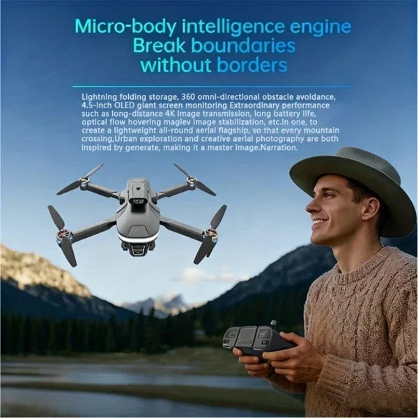 LF662 Triple Camera Drone With Dual Batteries And RGB Lights