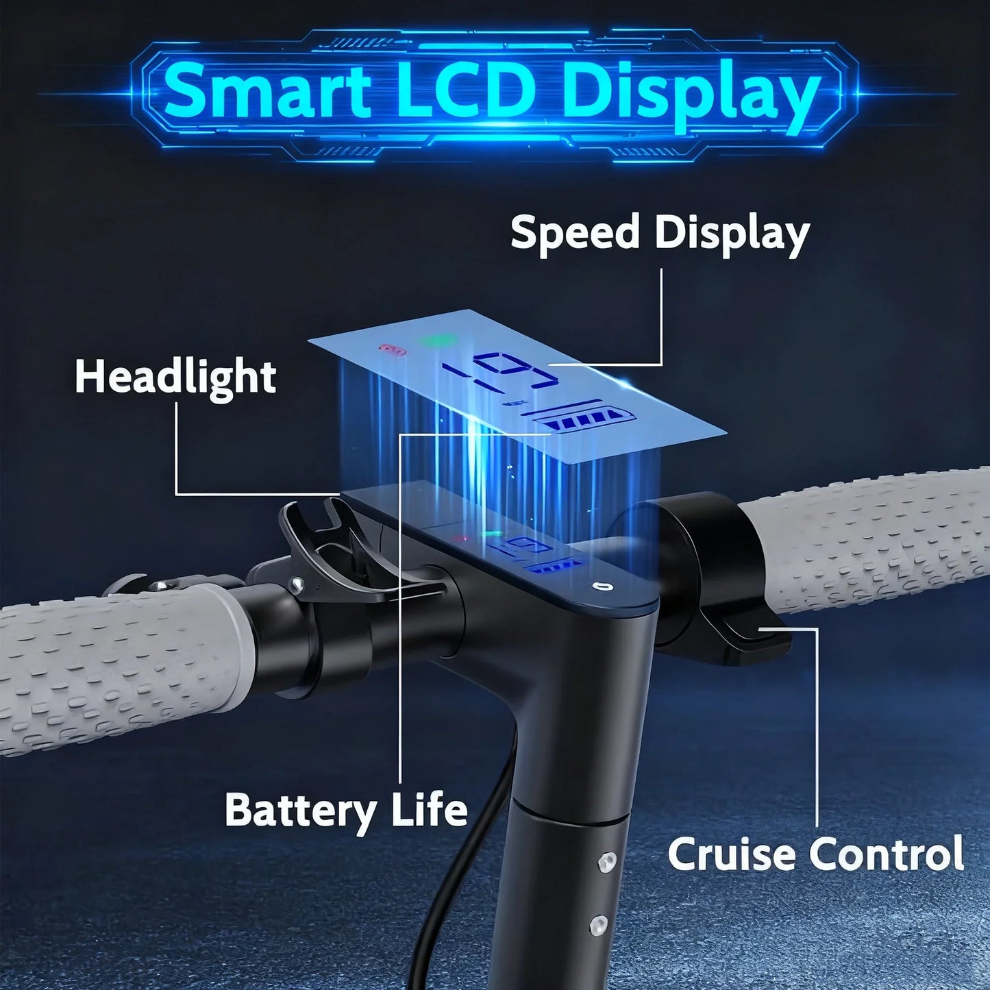 Ladped LP60 Electric Scooter 350W 19Mph Folding 16 Miles Range