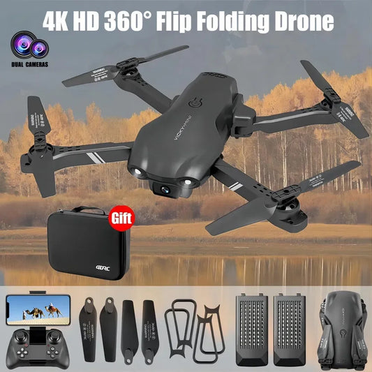 Mini Foldable Drone With 4K Camera, WiFi FPV, 3 Batteries