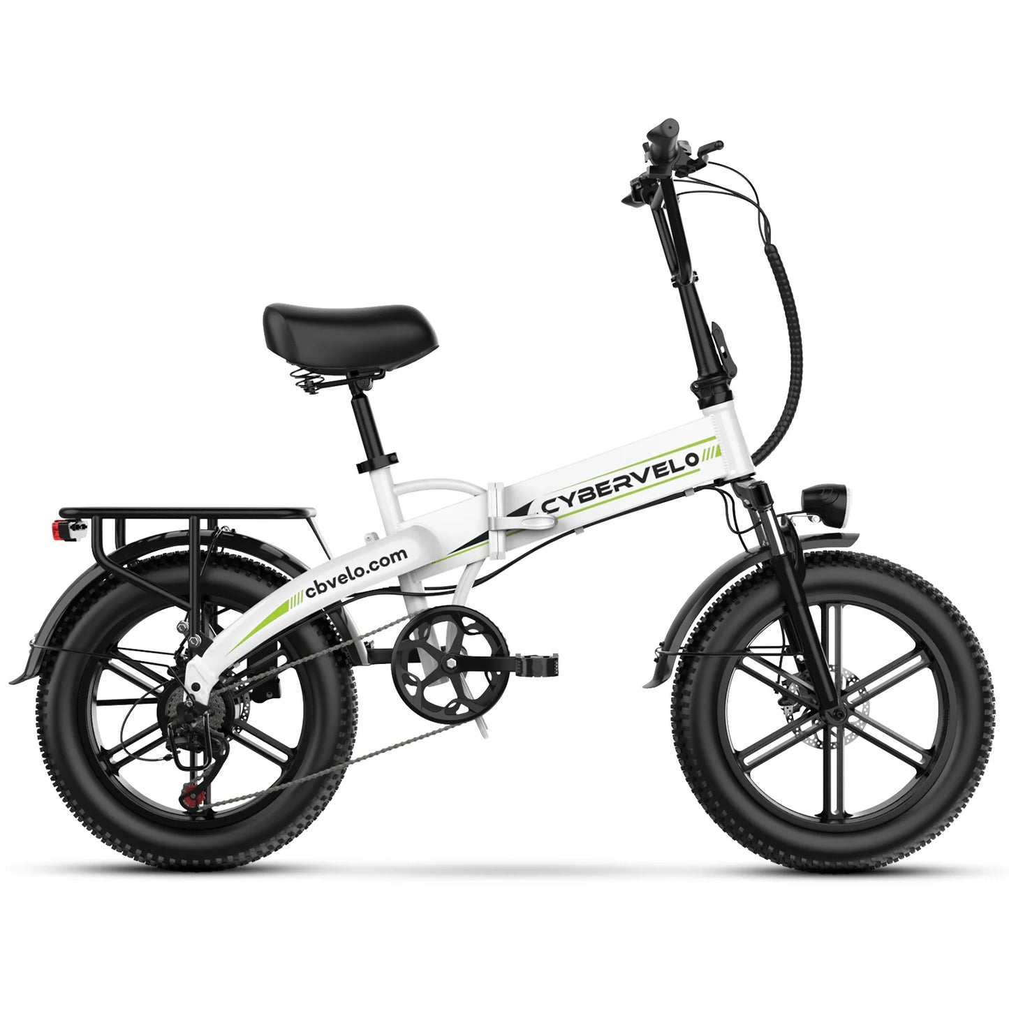 CYBERVELO MARS700 Folding Electric Bike With Removable Battery 80 Mile Range